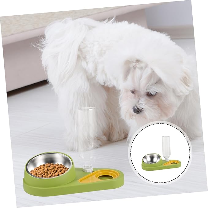 BESPORTBLE Pet Automatic Water Dispenser Food Feeder for Dogs and Cats Non-Skid Design Elegant Bowl for Home Use Easy Daily Feeding and Hydration