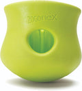 WEST PAW Zogoflex Toppl Interactive Treat Dispensing Dog Puzzle Play Toy, 100% Guaranteed Tough, It Floats!, Made in USA, Small, Granny Smith