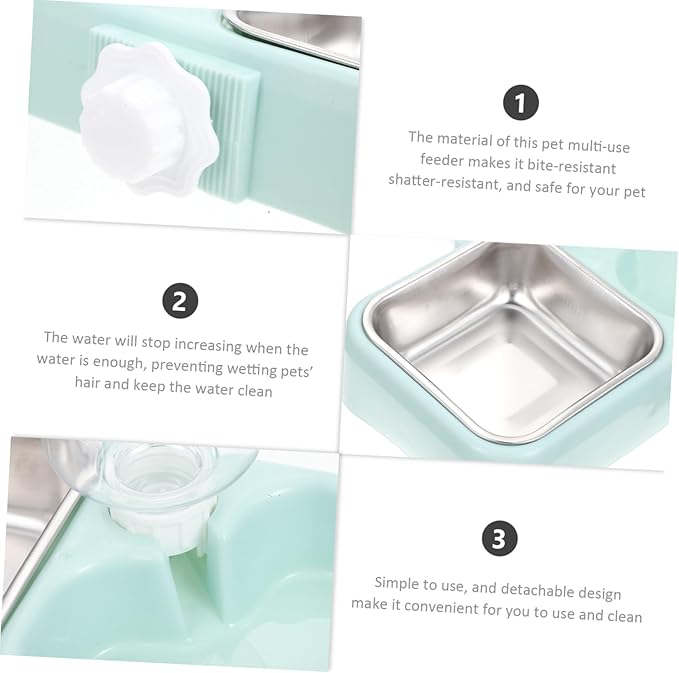 Practical Automatic Water Feeder Elevated Dog Bowls for Dogs Cat Bowls Feeding Watering Supplies