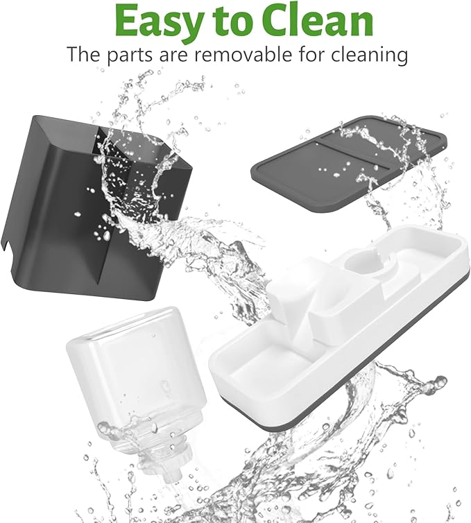 Yummy Sam Automatic Small Pet Feeder and Water Dispenser, 2 in 1 Gravity Cat Auto Pet Feeder and Waterer Set Feeder Dish for Small Medium Pets Dog Puppy Kitten (Grey)