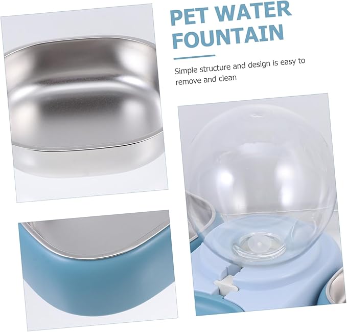 BESPORTBLE Pet Drinking Fountain for Cats Dogs Automatic Water Feeder Abs Portable Easy to Clean