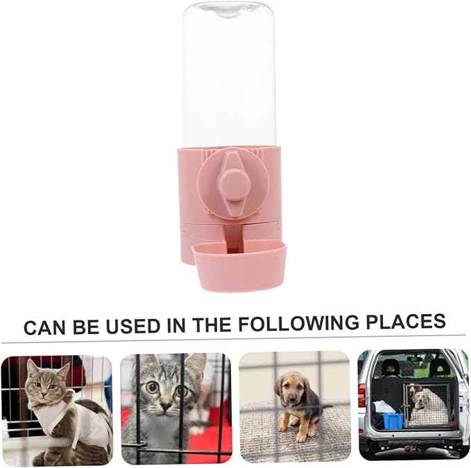 Automatic Pet Water Feeder Hanging Design Pet Water Dispenser for Dogs and Cats Capacity Compact Portable Drinking Fountain for Busy Owners