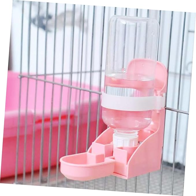 GANAZONO Leakproof Automatic Pet Drinking Feeder Water Dispenser for Hamsters Pigs Squirrels and Birds Easy Install Cage-Mounted Bottle for Home and Outdoor Use