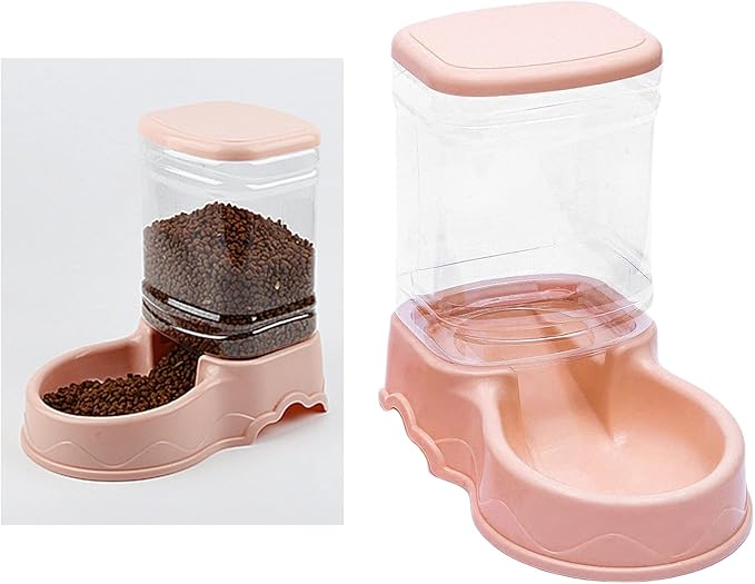 Automatic Pet Feeder and Water Dispenser for Dogs Cats - Food Feeder