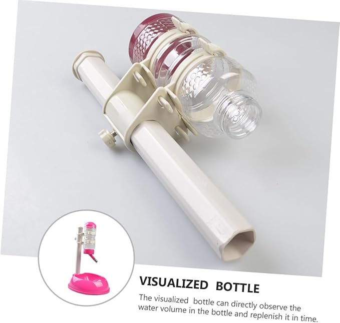 1pc Automatic Pet Water Dispenser and Food Holder Height and Material Easy to Clean Water Bowl for Dogs and Cats Portable and Convenient Pet Supplies