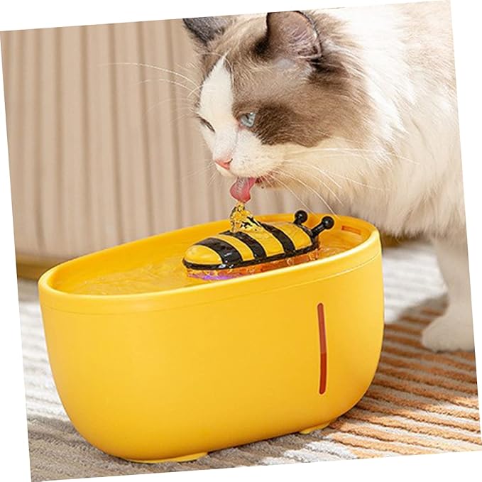 Sosoport Automatic Pet Water Dispenser Capacity Cat Dog Water Bowl Circulating Filtration System for Home Use