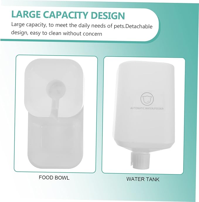 1pc Capacity Pet Water Dispenser for Cats and Dogs Automatic Water Bowl Continuous for Pets Convenient and Practical Drinking Feeder