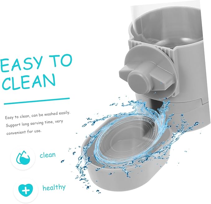 TOYANDONA Pet Water Fountain Feeder Multi-Function Hanging Dispenser for Cats Dogs Easy No Leak Pet Care Tool