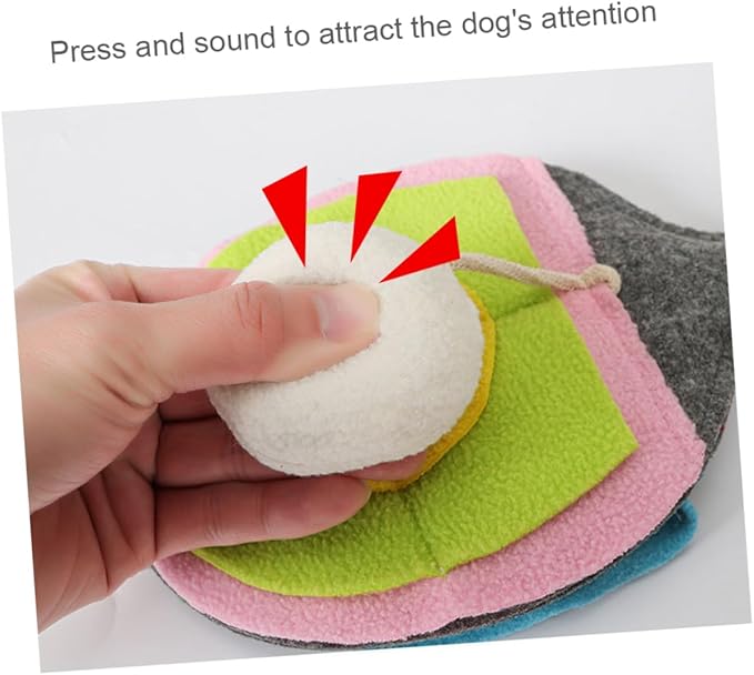 SUPVOX Pet Training Toy for Dogs Cats Slow Feeding Plaything Dog Foraging Toy Sniffing Pad
