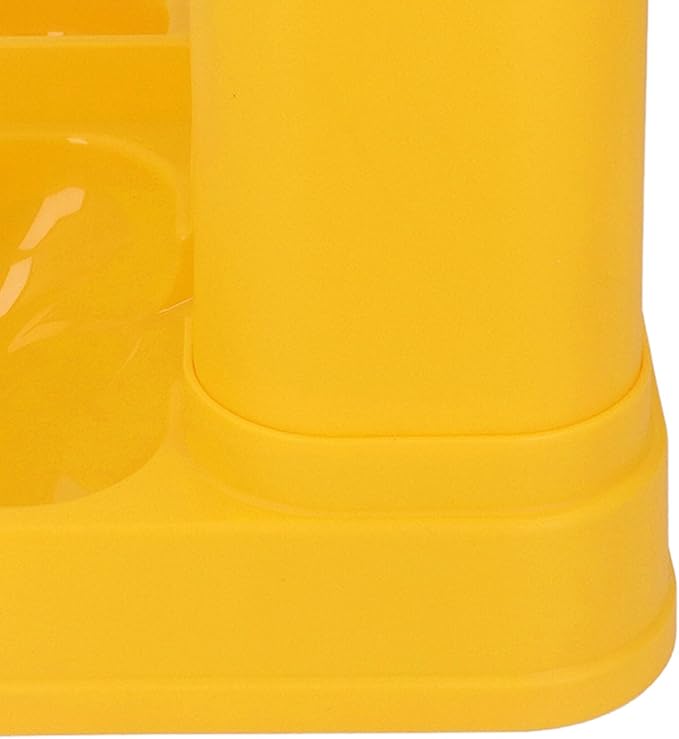 2 in 1 Automatic Pet Feeder and Water Dispenser, Large Capacity Dry Wet Separation Dog Cat Food and Water Dispenser Set, Suitable for All Freeze Dried, Made of Food Grade