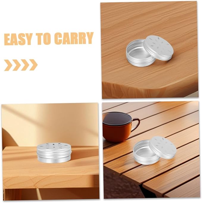 Hemoton 6pcs Scent Training Box Dog Agility Training Tools Aluminum Scent Cans Nose Work Containers Easy Identification Portable Kit