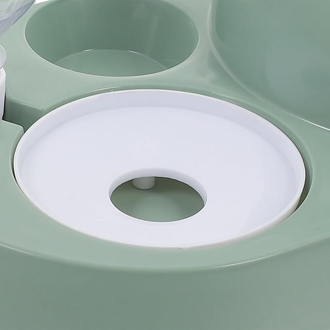 Automatic Pet Feeder and Water Dispenser for Dogs and Cats Dual Bowl Convenient One for Home and Travel
