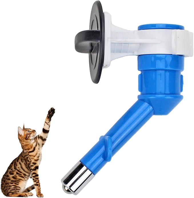 Dog Water Bottle Head | Heavy Duty Sturdy Pet Drinking Nozzle - Multifunctional No-Drip Water Dispenser Fountain Reusable Automatic Dogs Feeder Nozzle for Dogs