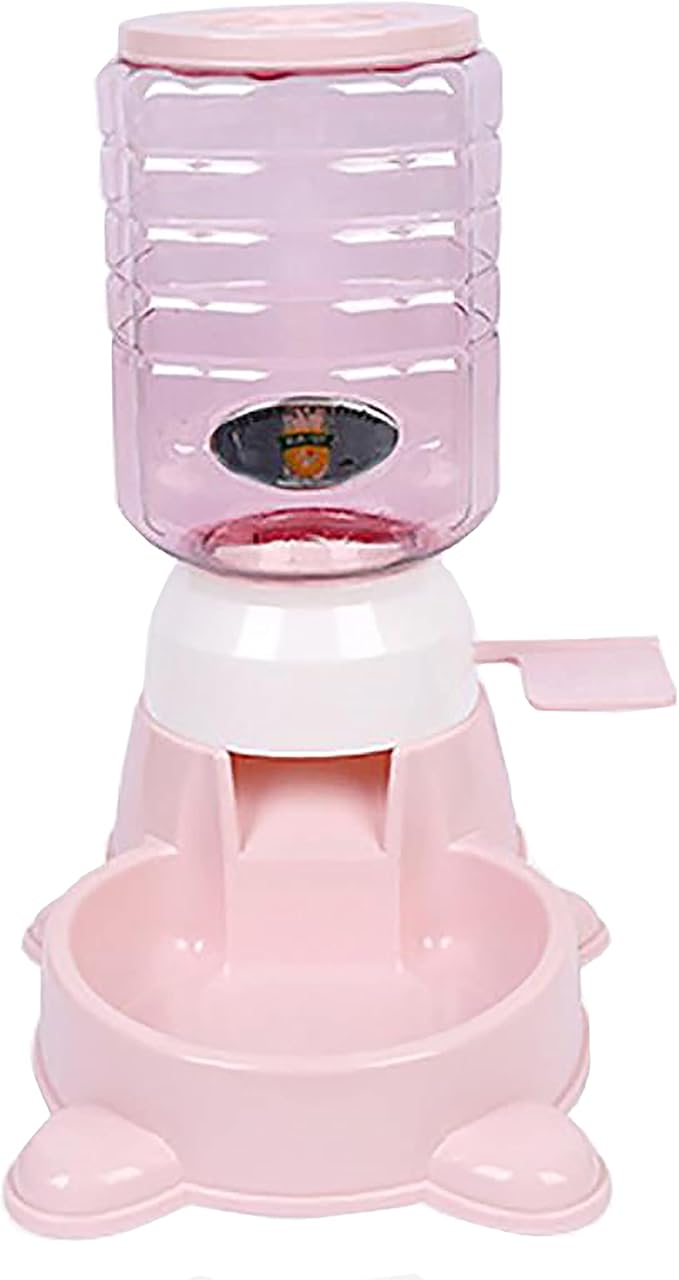 1.8L Pet Feeder Exercise Intelligence Dog Cat Automatic Press Feeder (Pink)