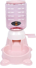 1.8L Pet Feeder Exercise Intelligence Dog Cat Automatic Press Feeder (Pink)