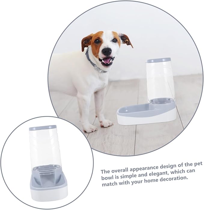 Yardwe Automatic Pet Feeder Compact Food Dispenser Pet Supplies Container for Cats Dogs