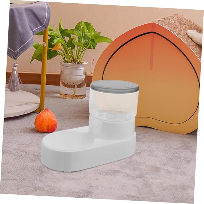 2pcs Automatic Feeder Dispenser for Cats Dogs Self-Filling Water and Food Bowl Lightweight Break-Resistant Pet Supply