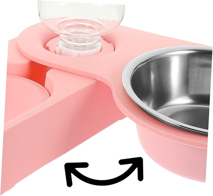 Automatic Cat Feeder Bowl Pet Water Fountain Feeder Dispenser Cat Dishes