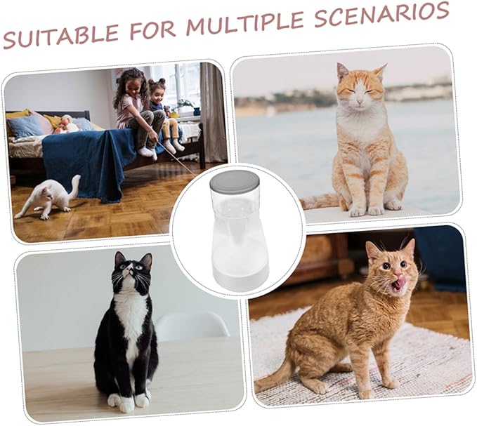 2pcs Automatic Pet Feeder Dispenser Cat Water Dispenser Gravity Feed No Spill Water Bowl for Cats Dogs