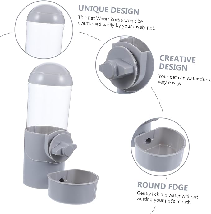 BESPORTBLE Wear-Resistant Pet Water Dispenser Convenient Hanging Dog Feeder Automatic Cat Water Bowl Leak Design for Easy Refills for Pets Cages Capacity