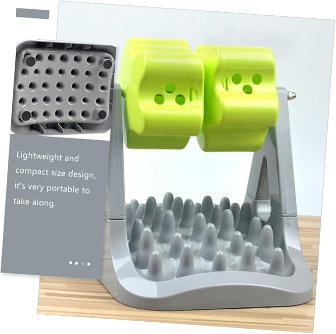 1piece Pet Feeding Bowl Automatic Dog Food Feeder Rotating Food Dispenser Bowl