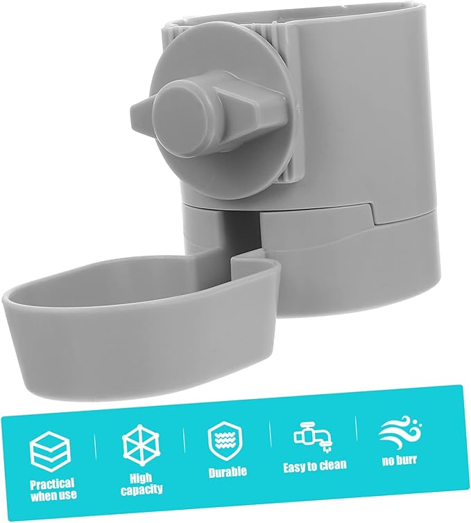 Hemoton Automatic Pet Waterer Dog Cat Feeder Hanging Water Bowl Easy Clean Stable
