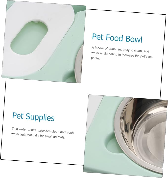 BESPORTBLE Automatic Dog Cat Pet Water Feeder Bowl Refillable Pet Water Dispenser Easy Clean Supplies