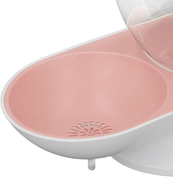 Pet Water Dispenser, Automatic Water Refilling Large 2.8L Capacity Wireless Bowl with Purify Water Quality Floating Base for Dogs Cats Small Medium Pets