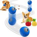 Zoomie 2.0 Buddy Interactive Dog Toys, Motion Activated Moving Dog Toy for Small/Medium Dogs, Enrichment Toys for Dogs, Dog Feeder Puzzle Toy, Fun Dog Toys to Keep Them Busy and Engaged (Blue)