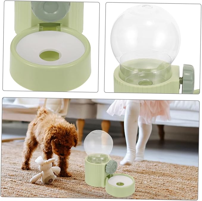 balacoo 2pcs Hanging Pet Water Dispenser Cage-Mounted Feeder for Dogs and Cats Easy to Install Leak Convenient Home Accessory for Hydration and Feeding
