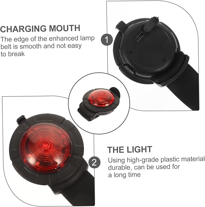 DOITOOL Pet for Dog Walking Rechargeable Led Collar Lamp for Night Visibility Outdoor Pet Light for Evening Walks and Outdoor Activities