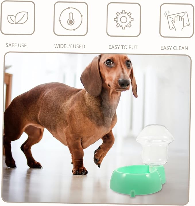 BESPORTBLE Automatic Dog Water Feeder Large Capacity Pet Water Dispenser Plastic Pet Bowl