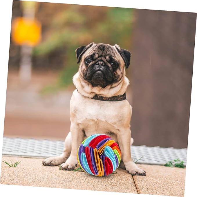 NOLITOY 2pcs Quality Material Dog Sniff Balls Pet Dog Toy for Slow Feeder Mental Physical Exercise Home Garden Play