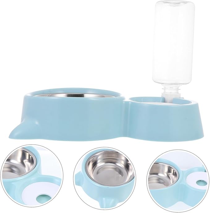 POPETPOP 1pc Automatic Water Dispenser Pet Bowl Feeder for Dogs and Non-Skid Base for Feeding and Hydration