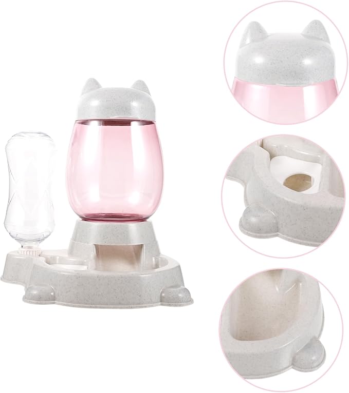 Automatic Pet Food Dispenser Capacity Cat Dog Feeder Water Dispenser Home Pet Supply