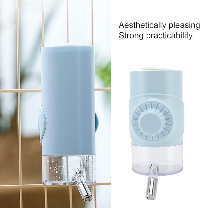 Dog Kennel Water Bottle Dispenser for Crate, 500ml No-Drip Dog Water Dispenser with Automatically Feeding Water Drinker Kettle for Pet