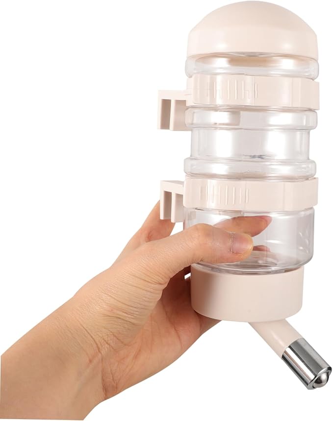 GANAZONO Pet Automatic Waterer Puppy Water Bottle with Stable Hanging Design Easy to Install for Dogs and Cats Prevents Spills Convenient Feeding Tool