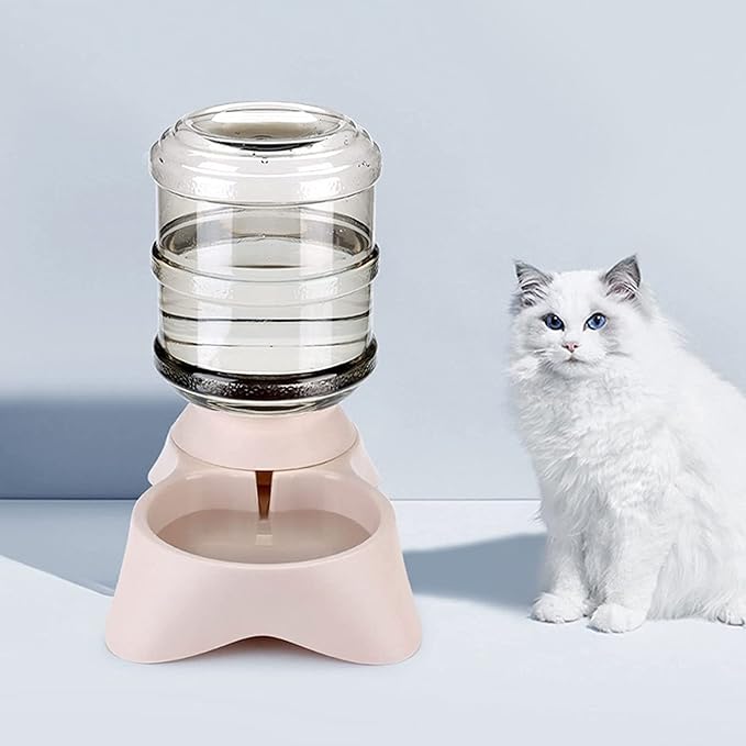 Automatic Feeding Bowls Dog Food Feeder Cat Water Feeder Large Capacity Food Water Dispenser Gravity Pet Food Feeder And Water Dispensers Pet water dispenser (Size : Feeders) (Water dispensers)