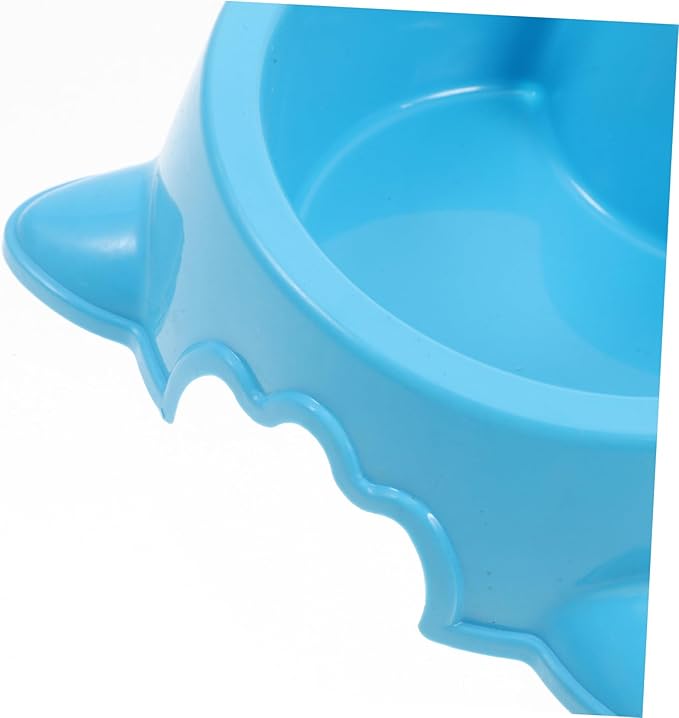 BESTonZON Dual Bowl Plastic Dog Bowls Water Dispenser for Dogs Cats Auto Pet Feeder