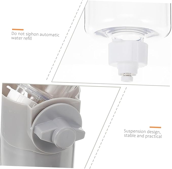 Automatic Drinking Fountain Water Dog Dispenser for Small Dogs Pet Hanging Waterer Pet Automatic Waterer