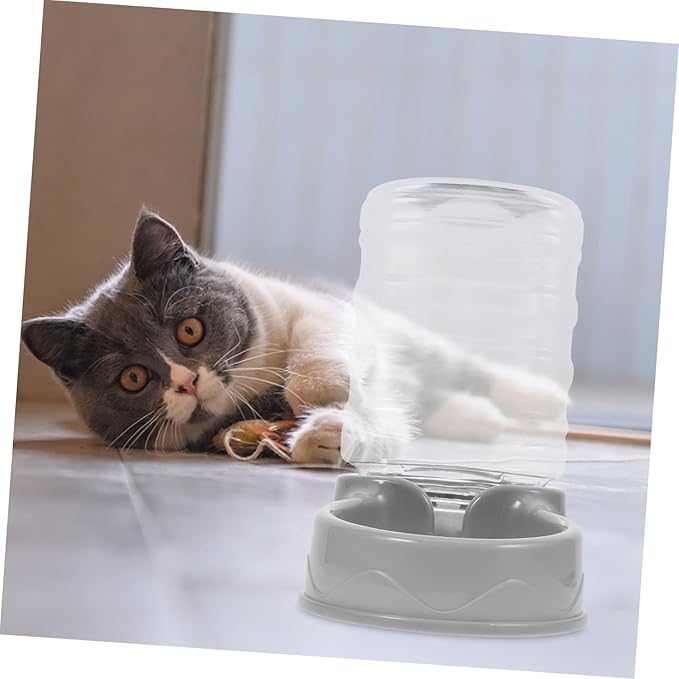 Automatic Cat Water Dispenser Gravity Pet Feeder Bowl Self-Filling Pet Feeder Plastic Home Decor