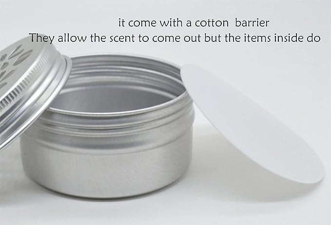 CHENGXINWENHUA Dog skent Work tins 6 Pack，Dog Scent Training Box，Dog Nose Work containers (drip)