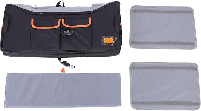 Dog Car Seat for Small Dogs, Dog Booster Car Seat with Adjustable Safety Belt and Storage Pocket, Detachable Washable Dog Bed for Car, Pet Car Seat Travel Bed Under 45lbs