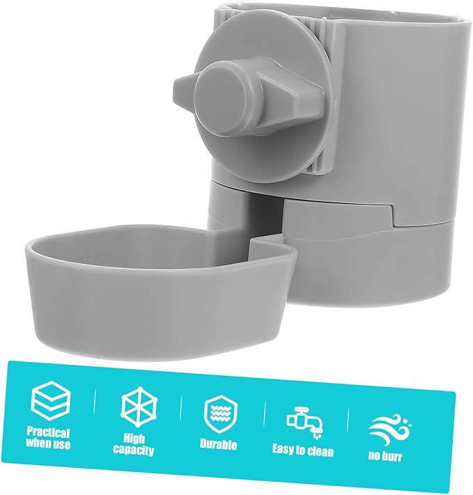 TOYANDONA Pet Water Fountain Feeder Multi-Function Hanging Dispenser for Cats Dogs Easy No Leak Pet Care Tool