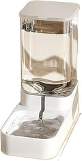 Automatic Pet Feeder and Water Bowl - Transparent Food Storage Feeder for Dogs and Cats - Ideal for Puppies and Kittens(Drinker)