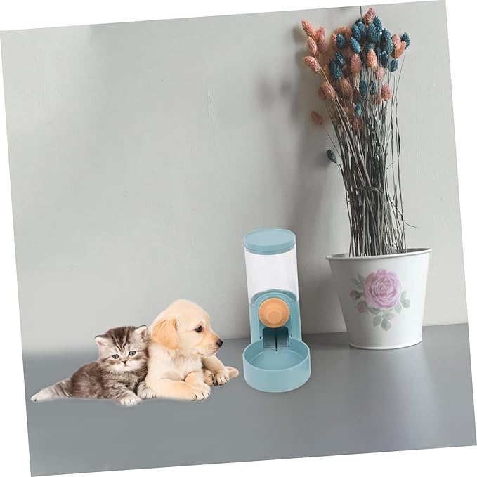 2pcs Hanging Automatic Pet Feeder and Water Dispenser for Cats and Dogs Prevents Spills Keeps Pets Hydrated and Fed Cages