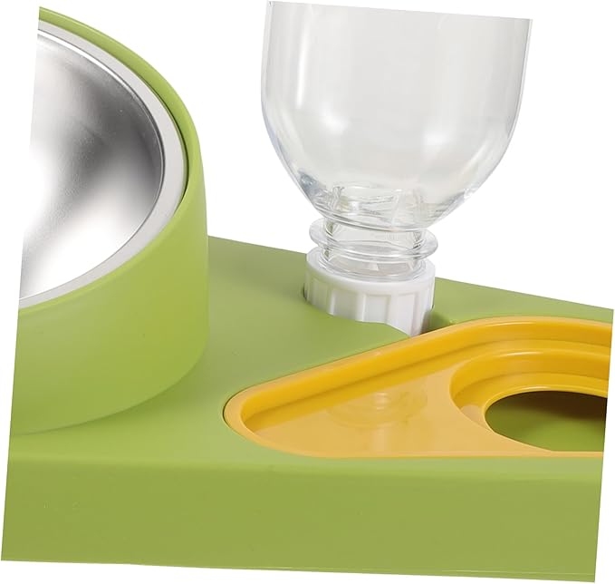 TOYANDONA Pet Automatic Water Dispenser Dog Cat Food Serving Bowl Lightweight Durable Pet Feeder for Dogs Cats Elegant Design Easy to Fill Use for Home Decor