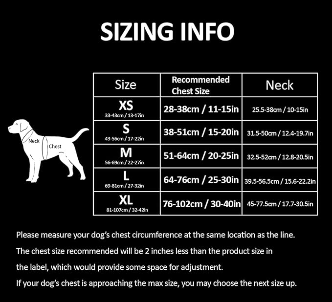 TRUE LOVE Adjustable No-Pull Dog Harness Reflective Pup Vest Harnesses Comfortable Control Brilliant Colors TLH5651(Black,L)
