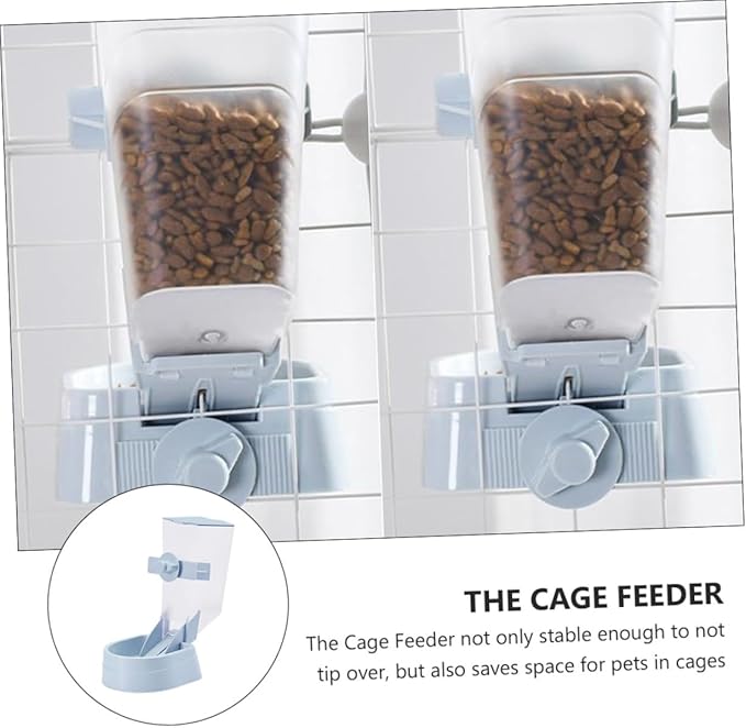 2l Automatic Dog Feeder Hanging Pet Cage Feeder Gravity Pet Bowl Suitable for Puppies and Small Dogs