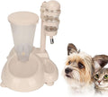 Multifunctional Automatic Feeders Dispenser, Automatic Liftable Dog Water Bottle Cat Dog Drinking Water Fountain for Dogs Cats